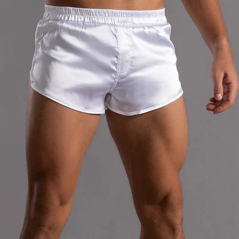 3" Men's Running Shorts in Black and Green - Breathable Athletic Gym Shorts