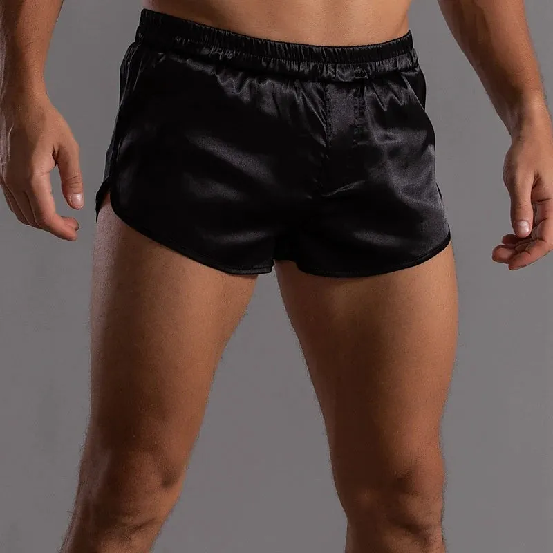 3" Men's Running Shorts in Black and Green - Breathable Athletic Gym Shorts