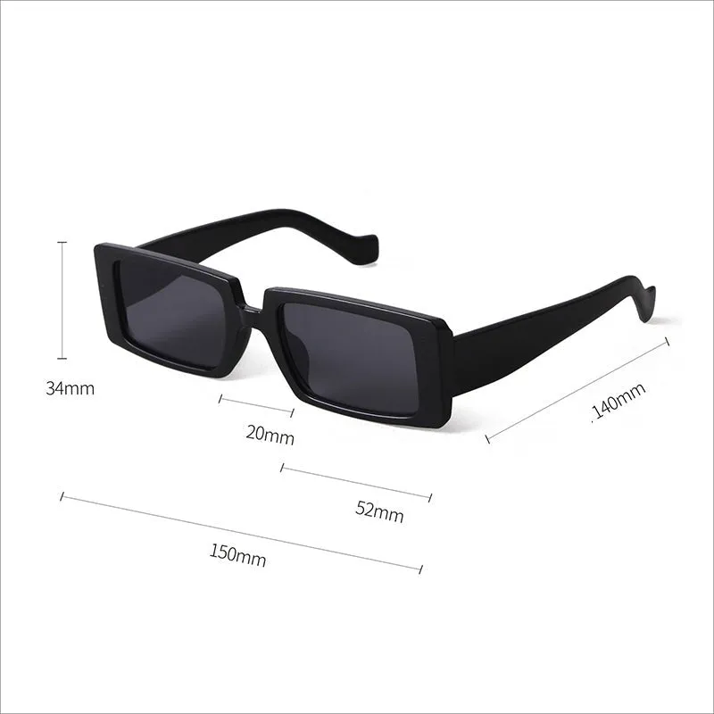 90's Vintage Rectangular Sunglasses