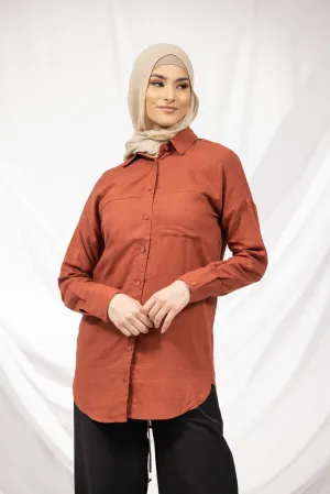 Alana Button Blouse