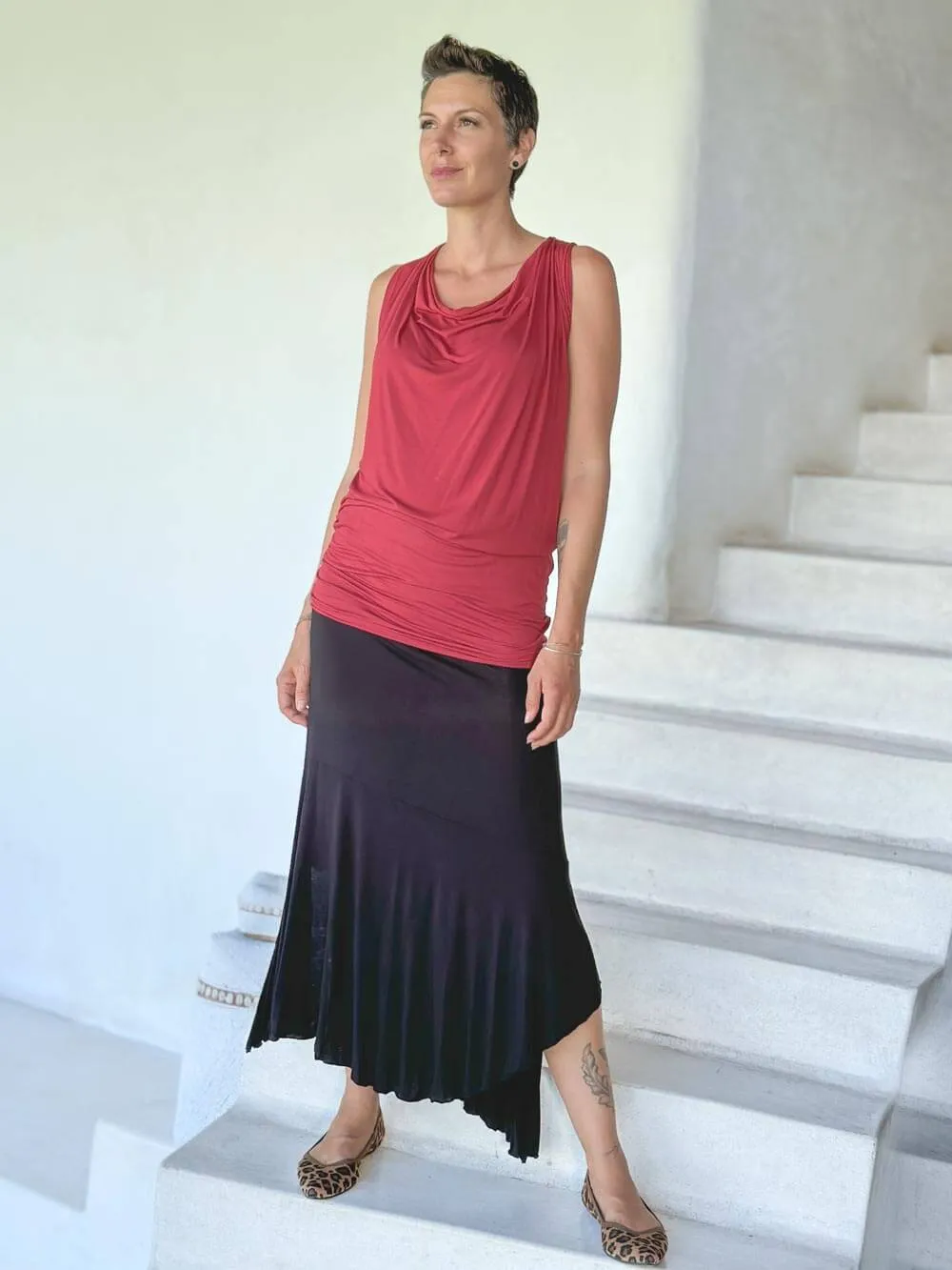 Asymmetrical Convertible Skirt
