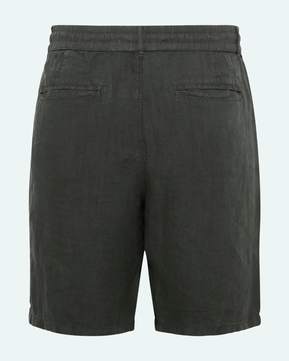 Atlas linen shorts 4115 - Black Ink