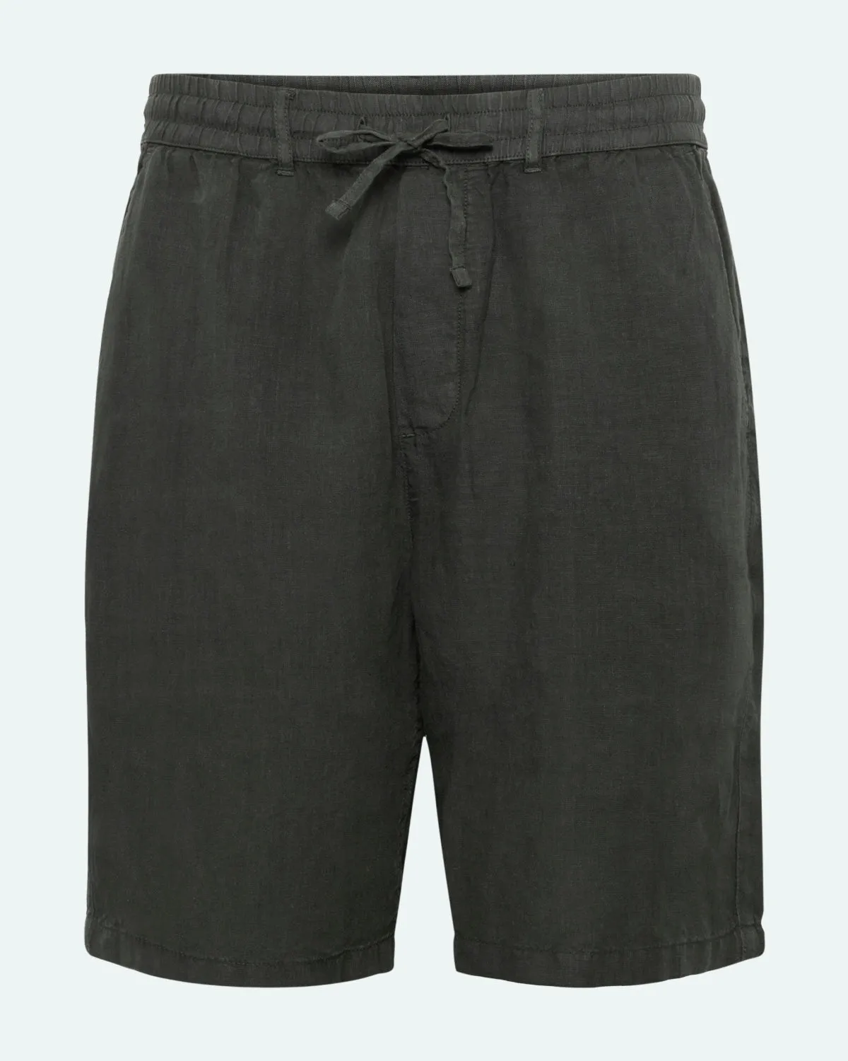 Atlas linen shorts 4115 - Black Ink