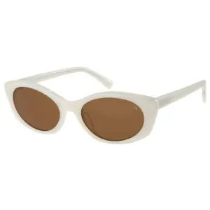 Botaniq Oval Cat-Eye Sunglasses - White