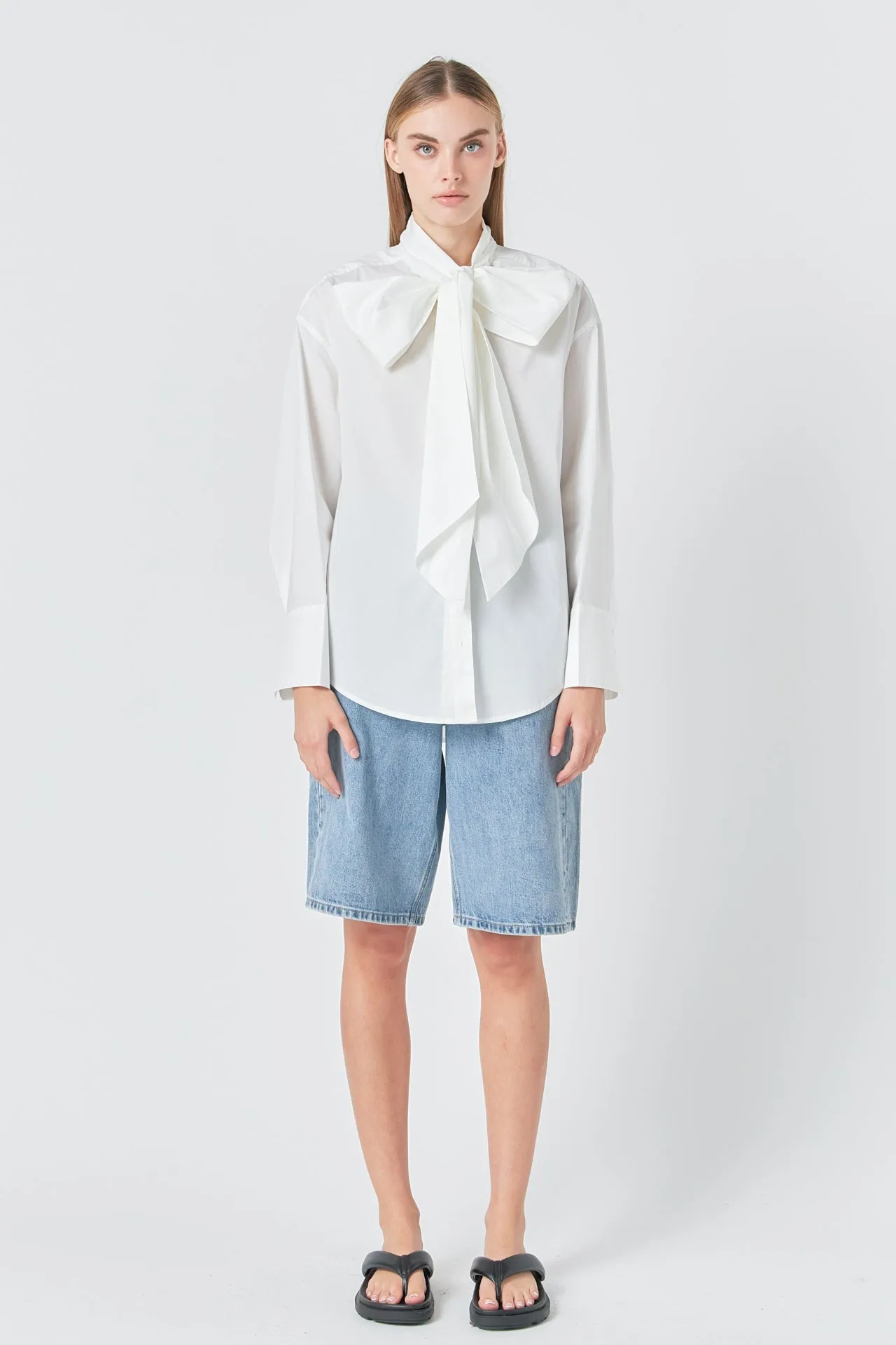 Bow Detailed Shirt