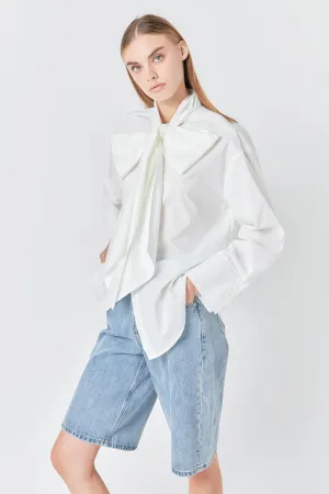 Bow Detailed Shirt