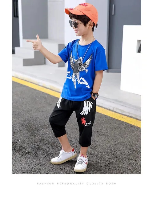 Boys Summer T-shirt   Shorts Set