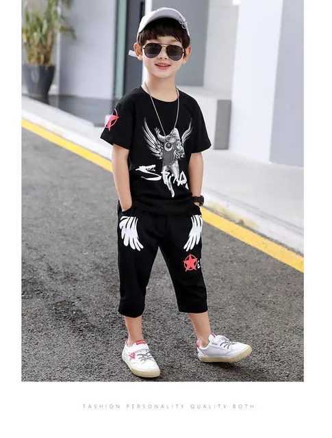 Boys Summer T-shirt   Shorts Set