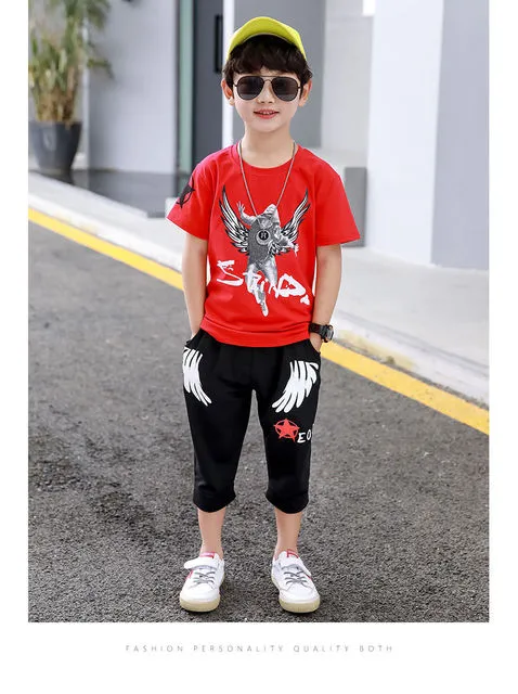 Boys Summer T-shirt   Shorts Set