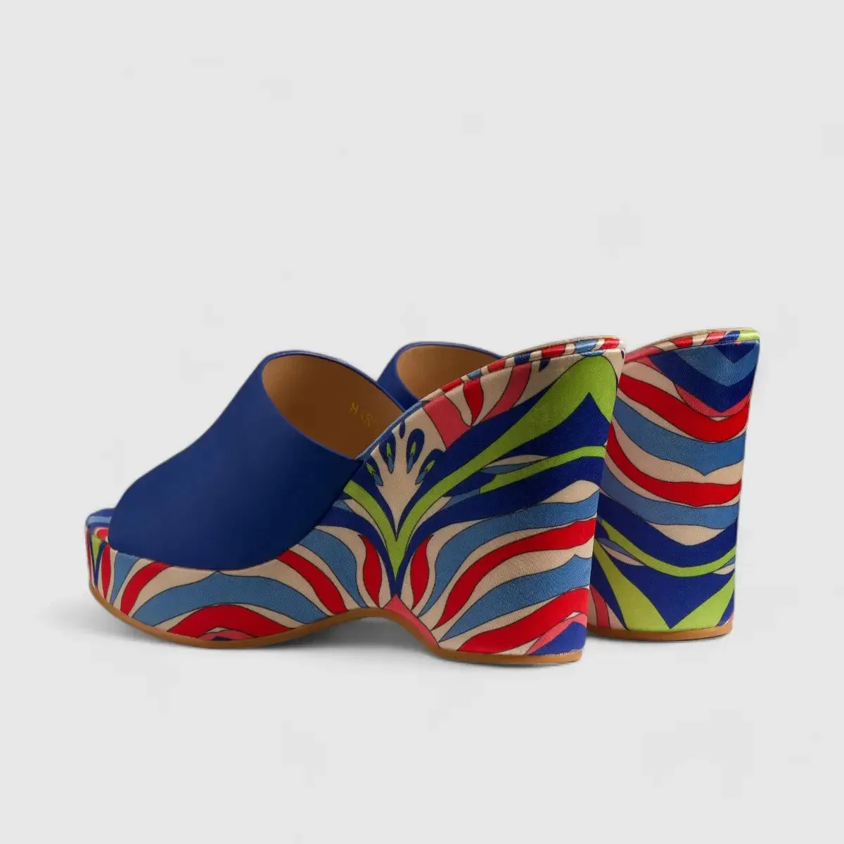 Bulbul Wedge Sandal Blue HAR025