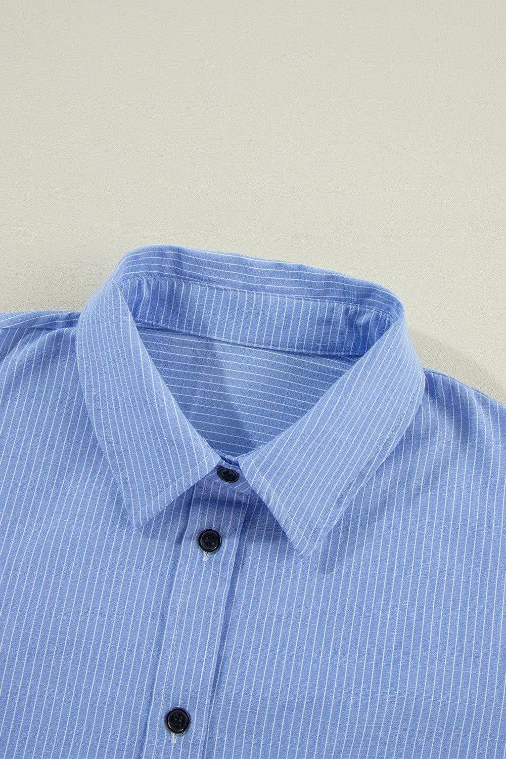 Casual Blue Button Down Shirt