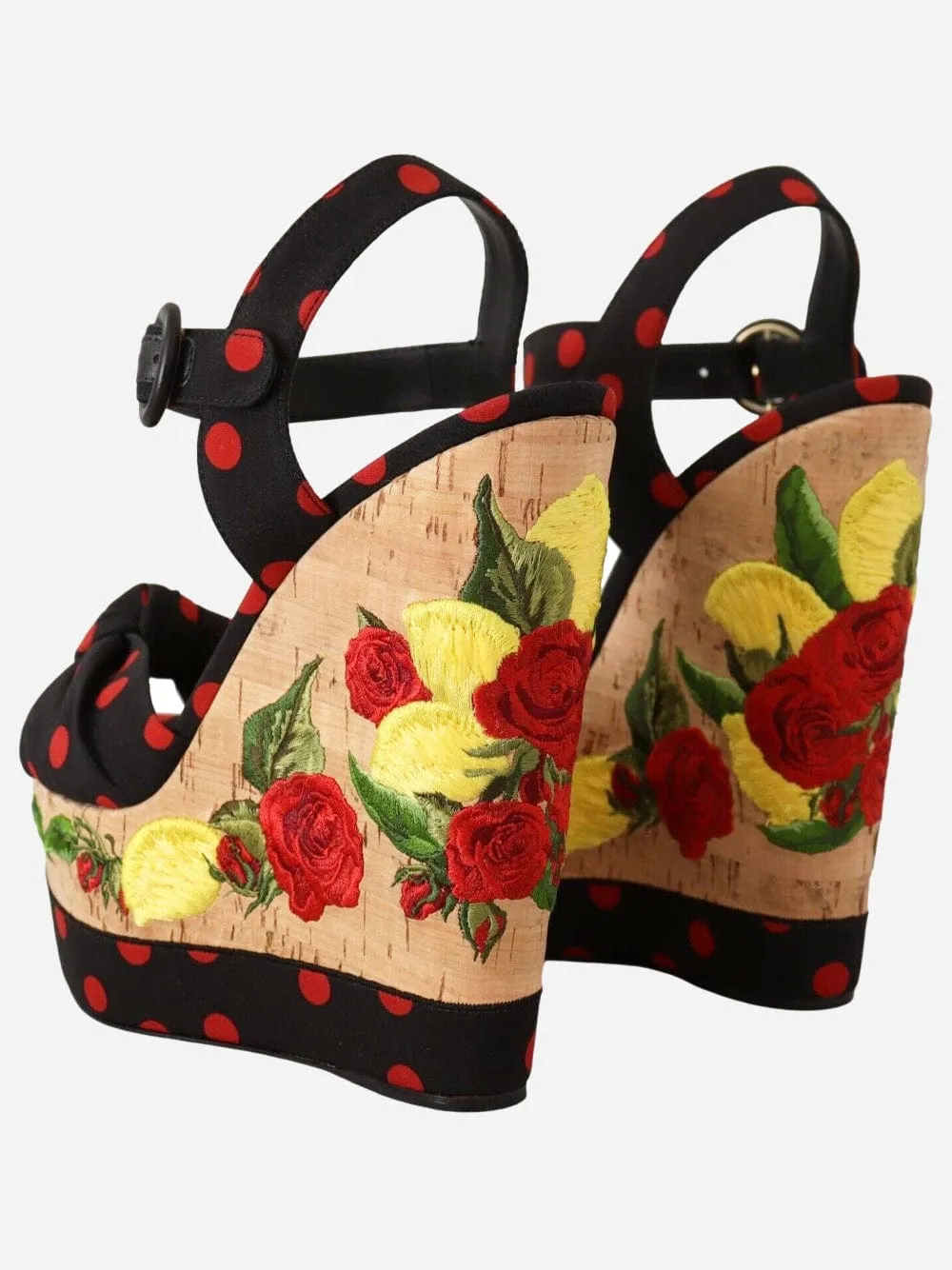 Charmeuse Platform Wedge Sandals