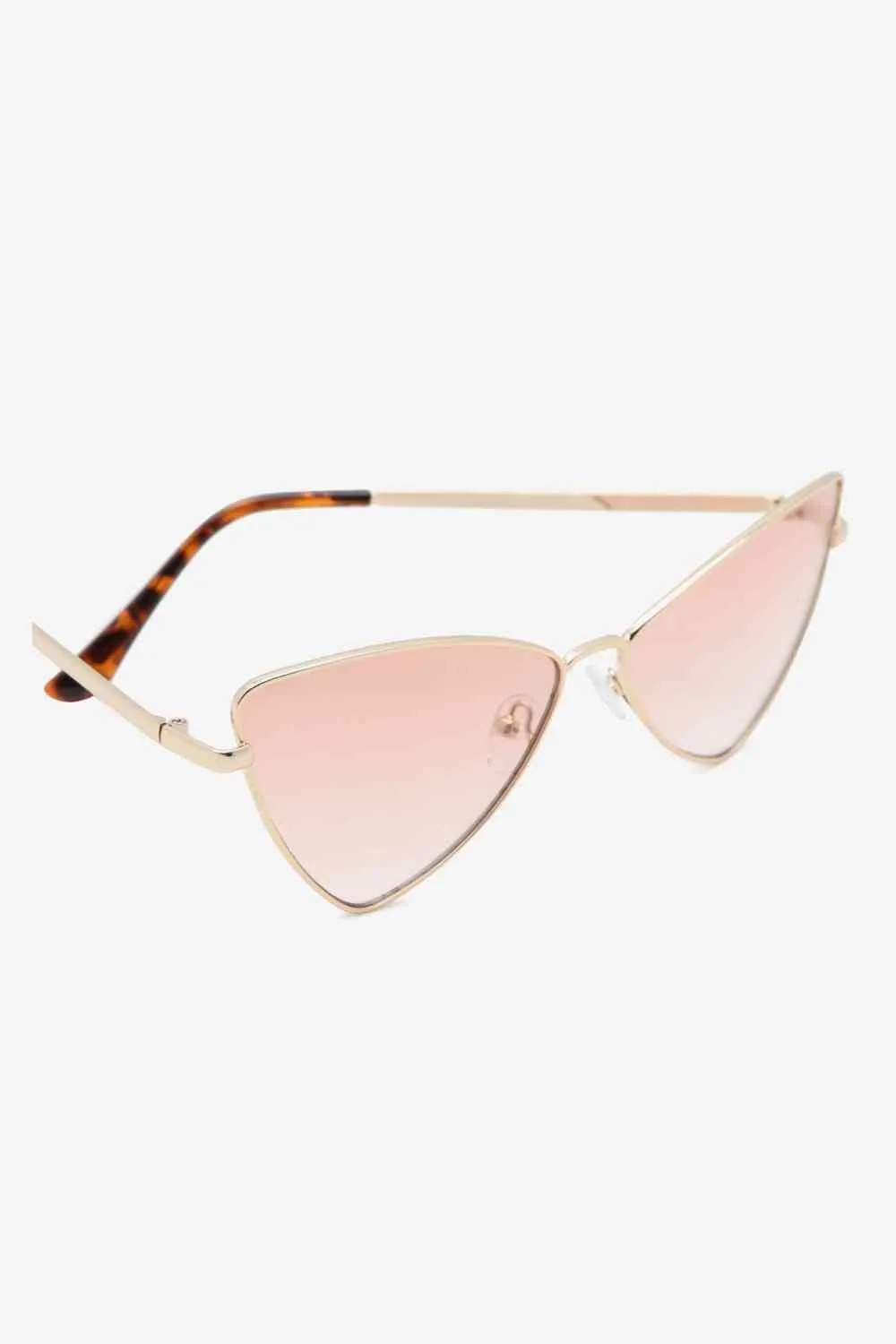 Chic Metal Cat-Eye Sunglasses for Stylish Eye Protection