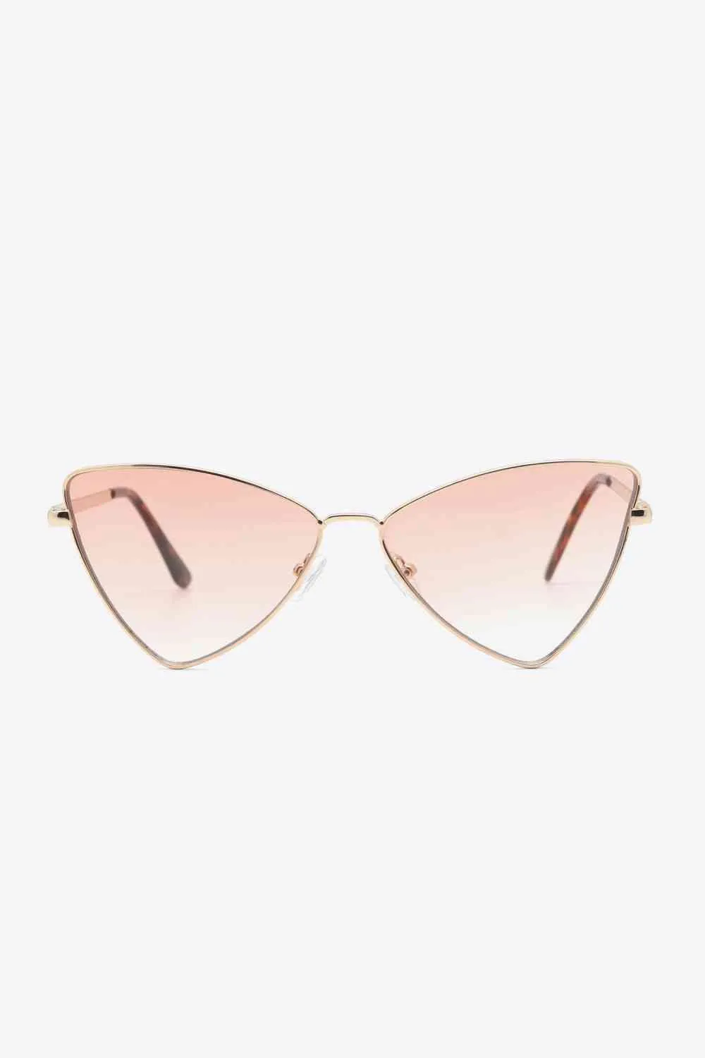 Chic Metal Cat-Eye Sunglasses for Stylish Eye Protection