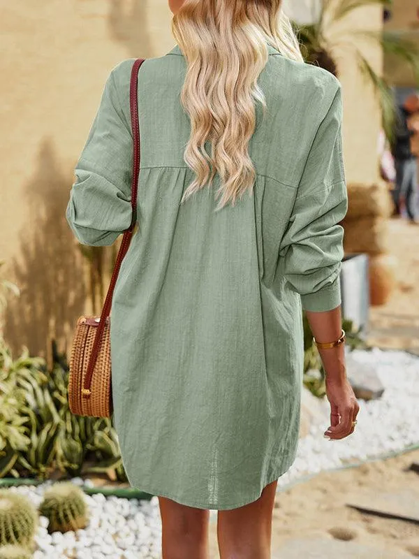 Chic Solid Color Blouse - Effortless Elegance for Any Occasion