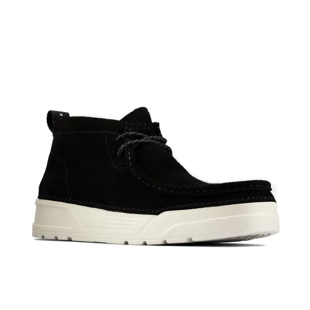 Clarks Originals Wallabee Boots Men's Black Suede 26157816