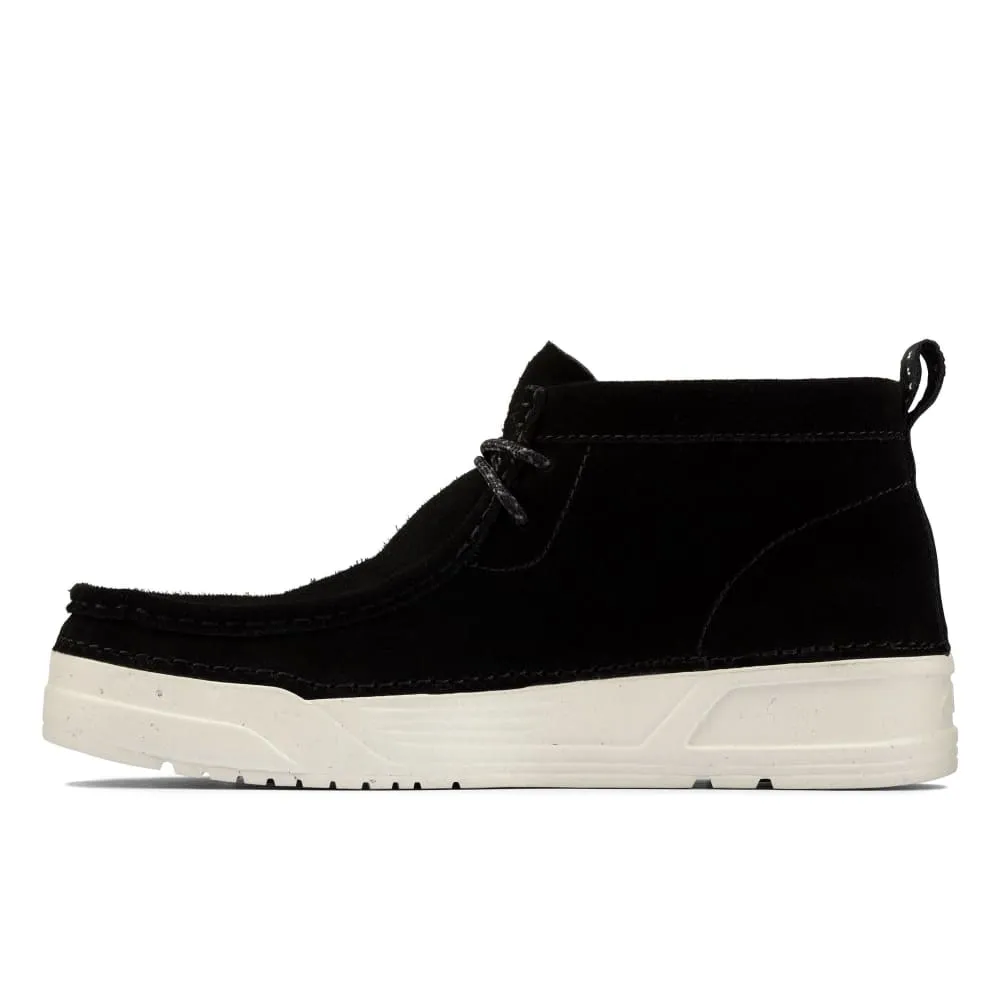 Clarks Originals Wallabee Boots Men's Black Suede 26157816