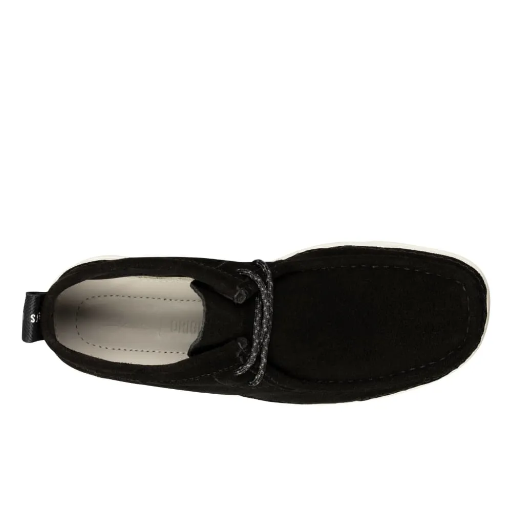 Clarks Originals Wallabee Boots Men's Black Suede 26157816
