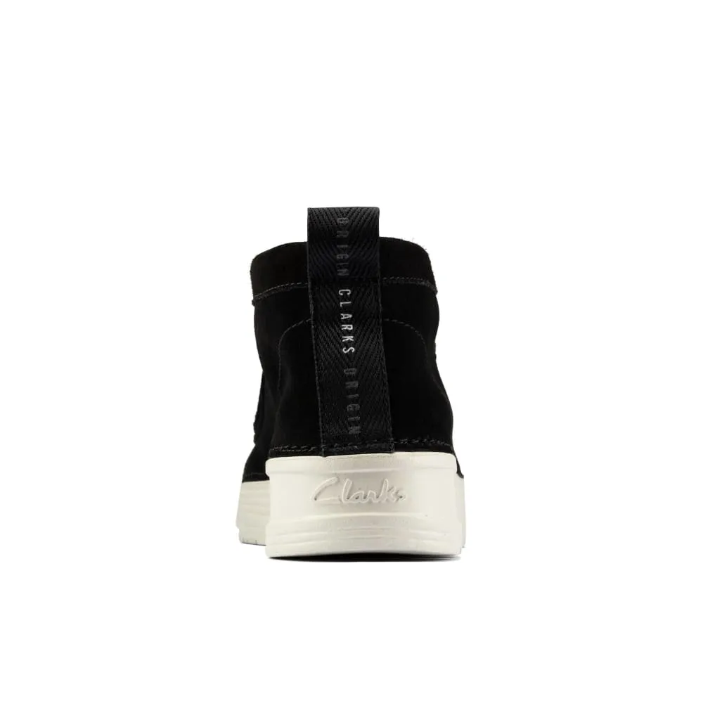 Clarks Originals Wallabee Boots Men's Black Suede 26157816