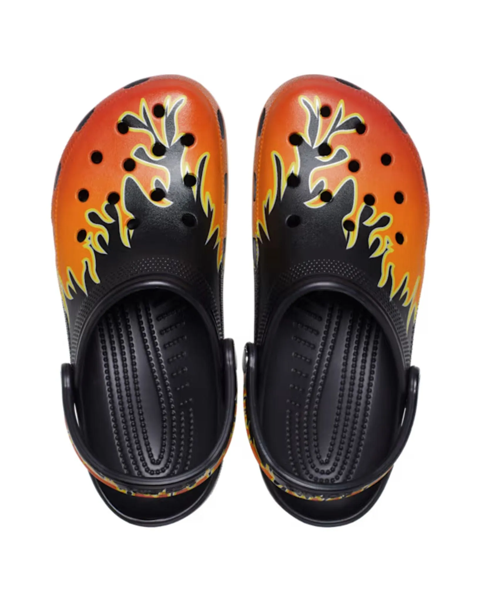 Classic Flames Clog - Black I Multi