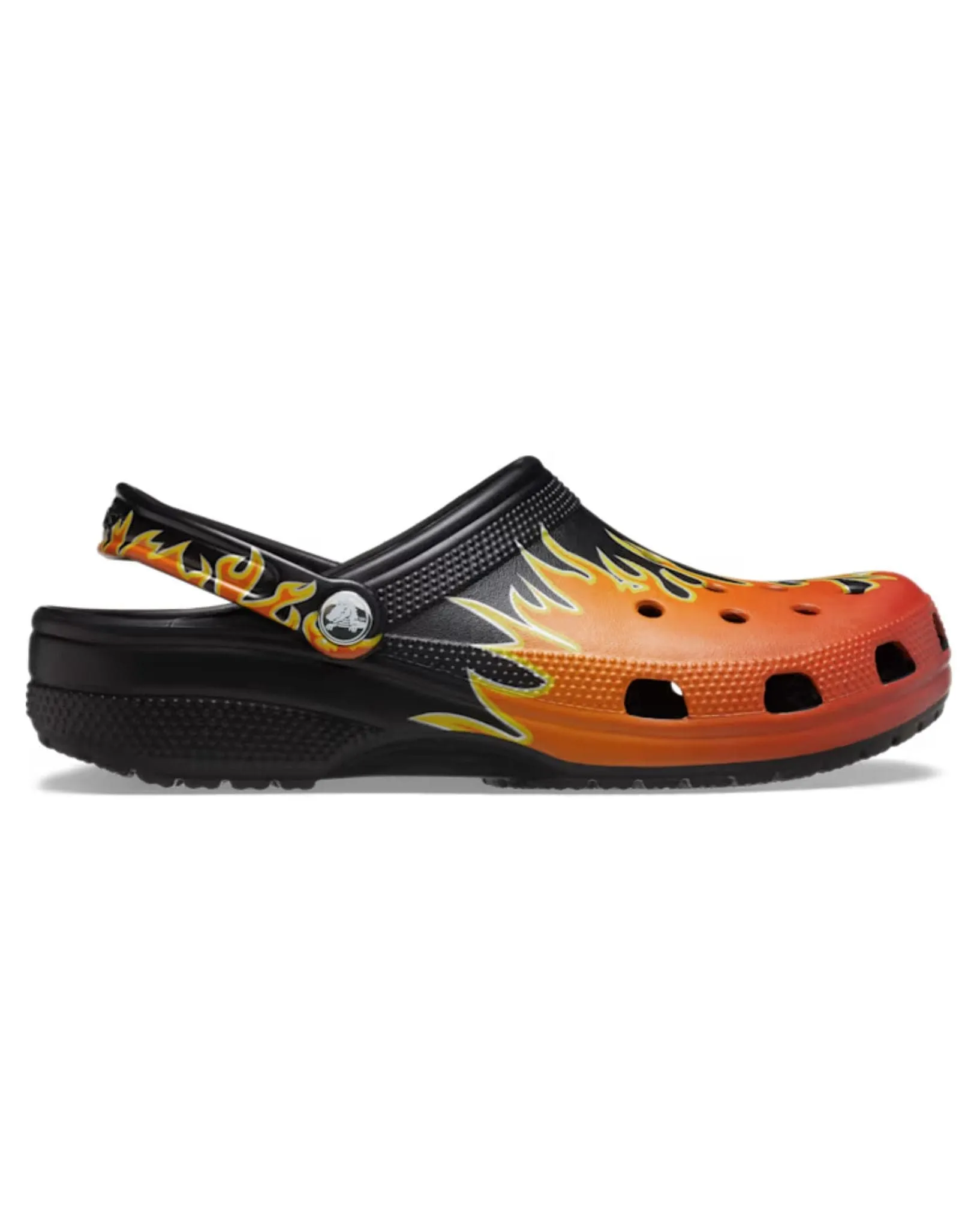 Classic Flames Clog - Black I Multi