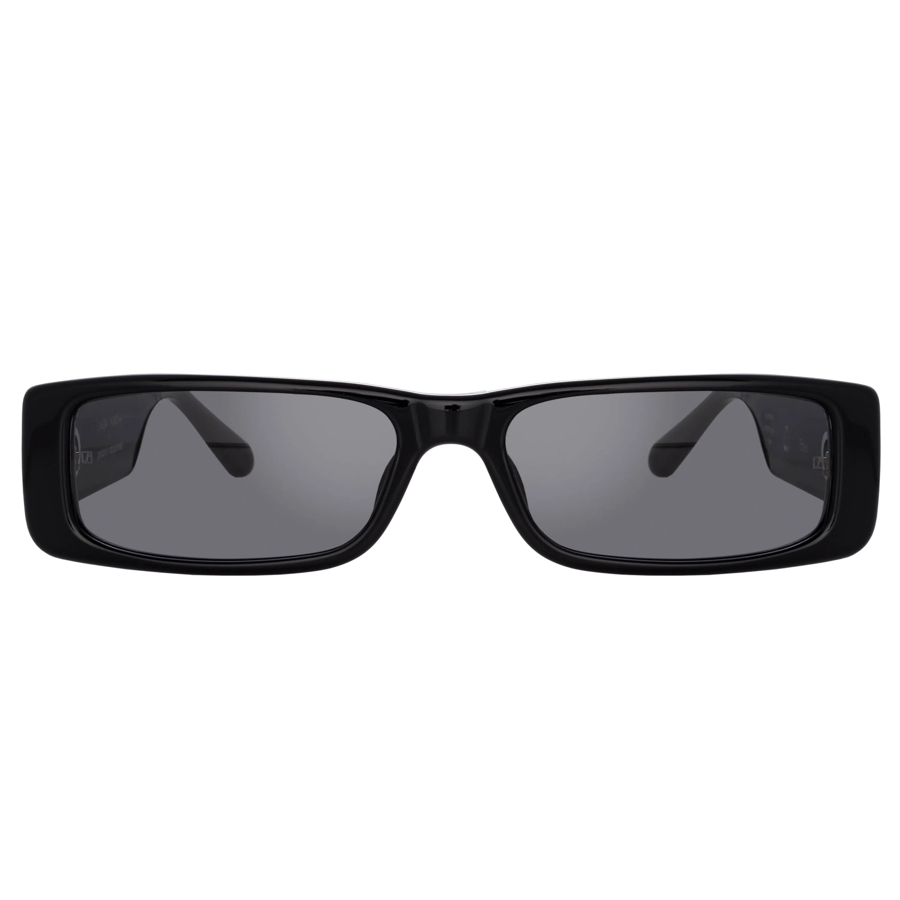 Dania Rectangular Sunglasses in Black