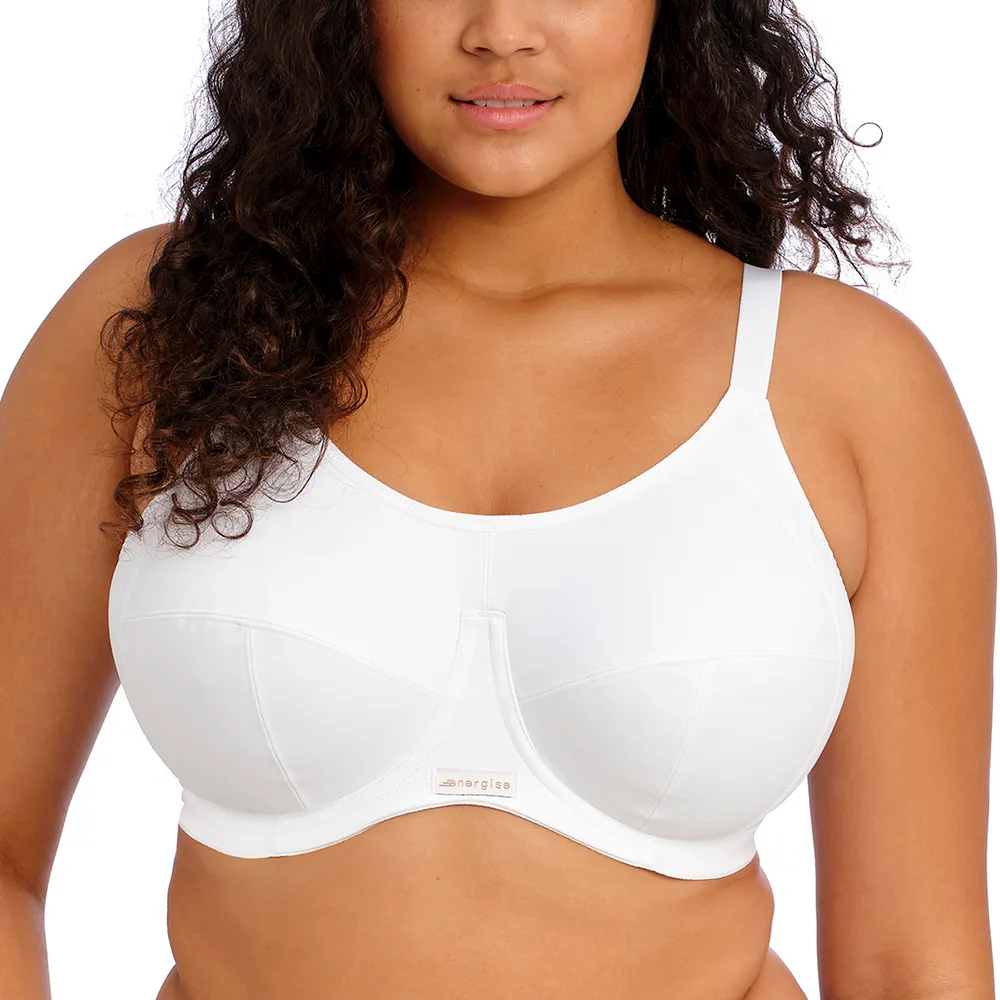 Energise Underwire Sports Bra White
