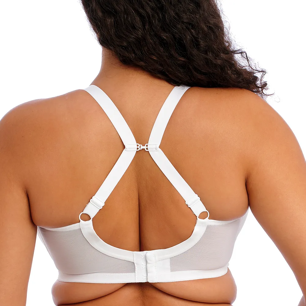 Energise Underwire Sports Bra White