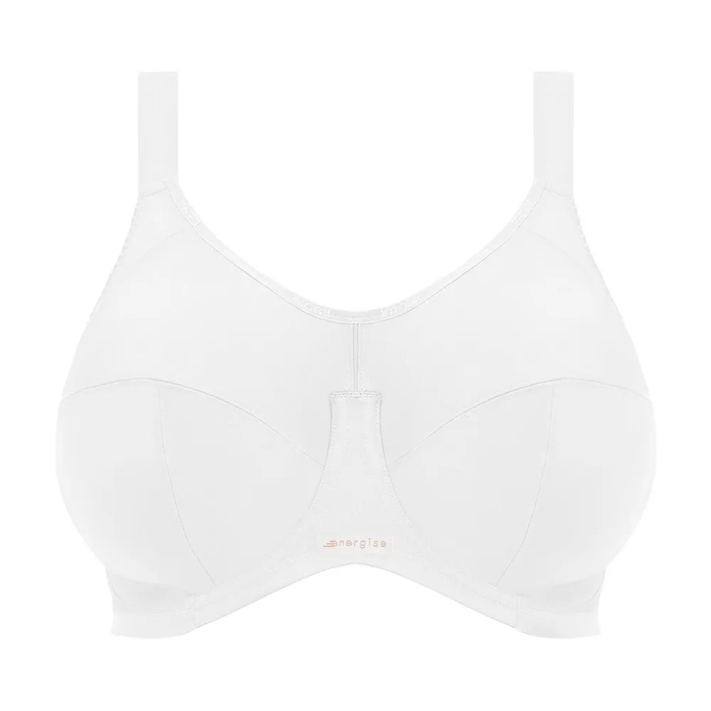 Energise Underwire Sports Bra White