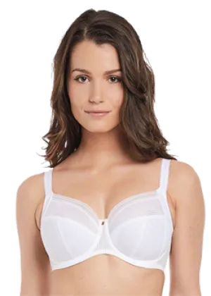 Fantasie Fusion Underwire Full Cup Bra With Side Support, White | White Bra | Fusion Bra In White