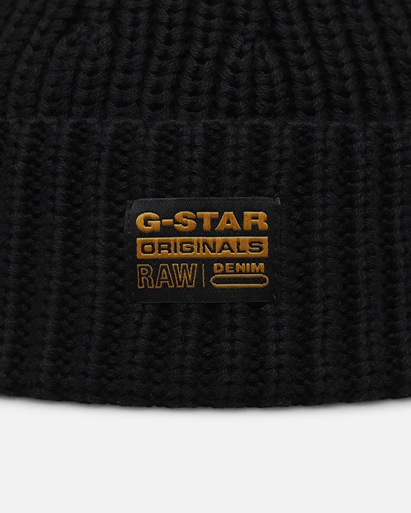 G-Star Originals Fisherman Beanie Dark Black