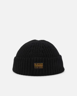 G-Star Originals Fisherman Beanie Dark Black
