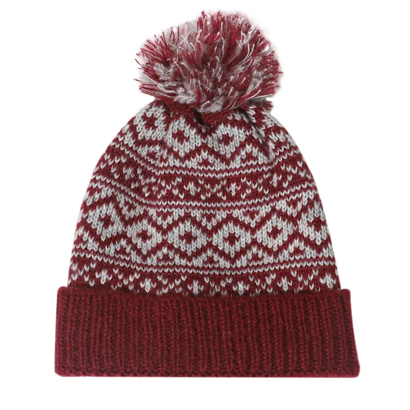 Ghelter Winter Knitted Pompom Beanie