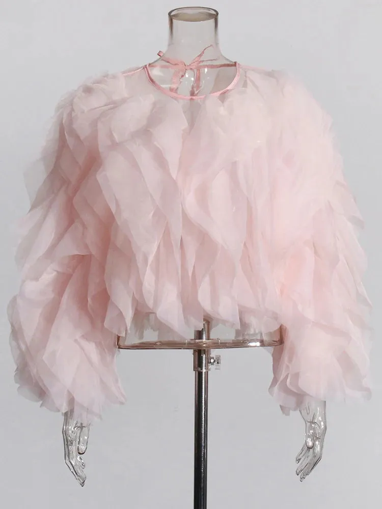 Giving You Everything Ruffle Blouse