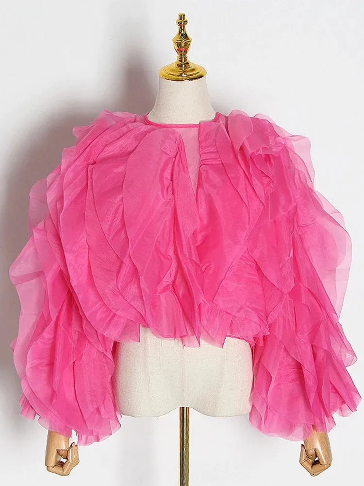 Giving You Everything Ruffle Blouse
