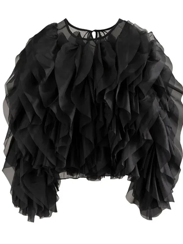 Giving You Everything Ruffle Blouse