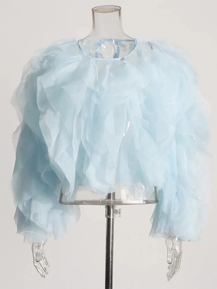 Giving You Everything Ruffle Blouse