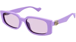 Gucci Rectangle Gg Sunglasses Violet/Purple