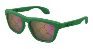 Gucci Square Logo Frame Sunglasses Green/Blue
