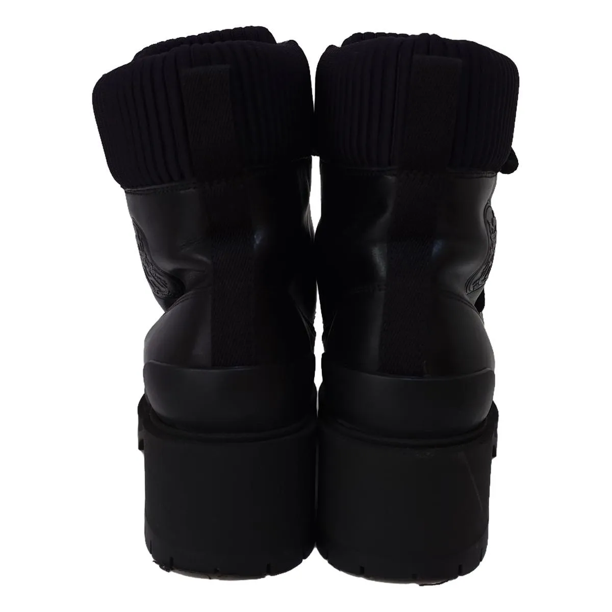 Hermès Black Biker Boots, 37
