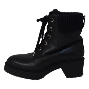 Hermès Black Biker Boots, 37