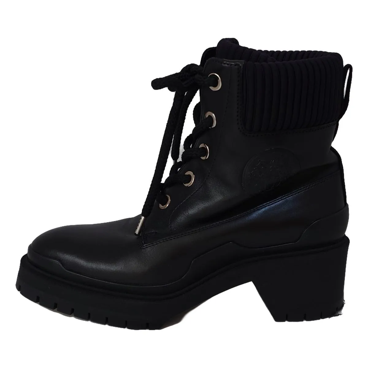 Hermès Black Biker Boots, 37