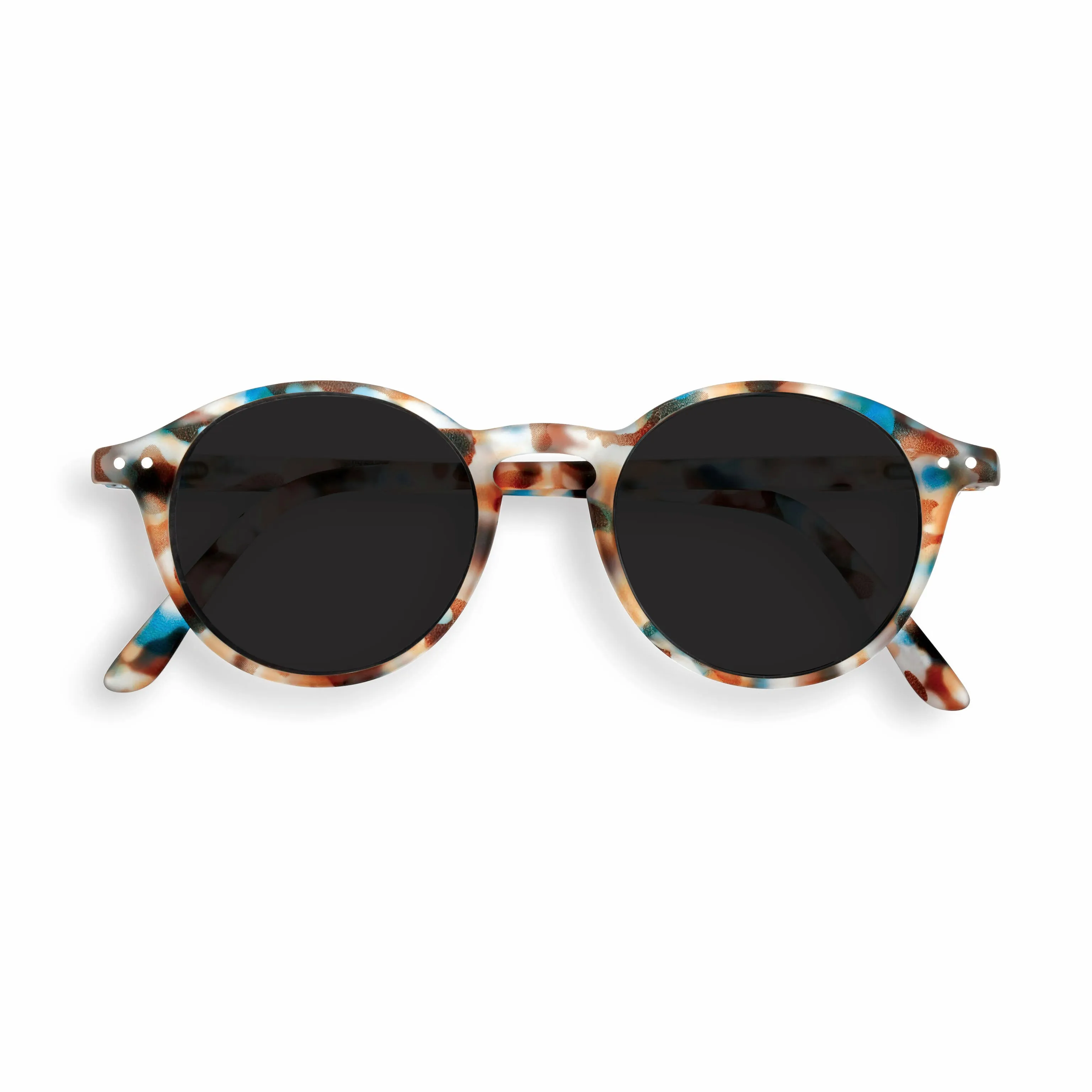 IZIPIZI Round Sunglasses #D - Blue Tortoise