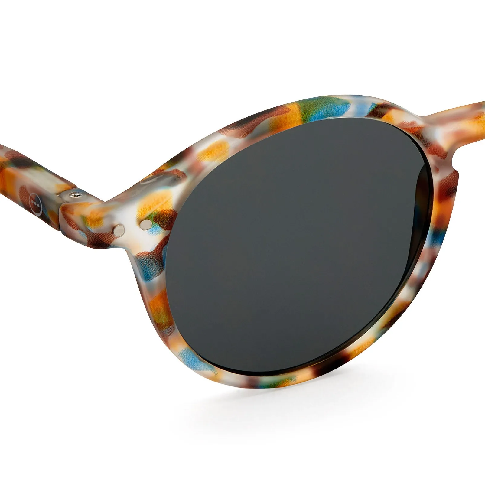 IZIPIZI Round Sunglasses #D - Blue Tortoise