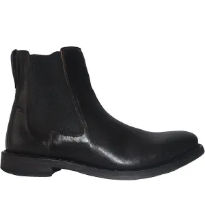 Kixters Sloan - Antique Black Leather Pull-On Boot