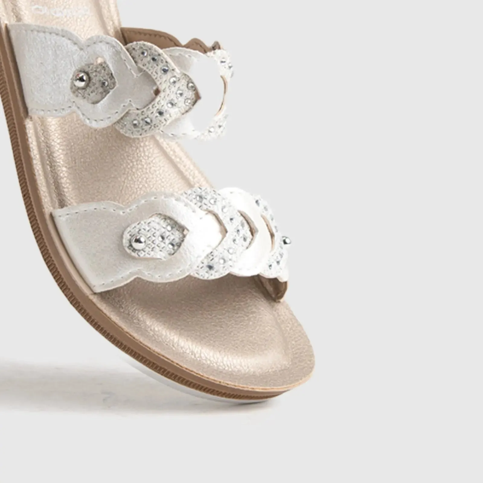 Ladies Comfort Sandals BA038 White