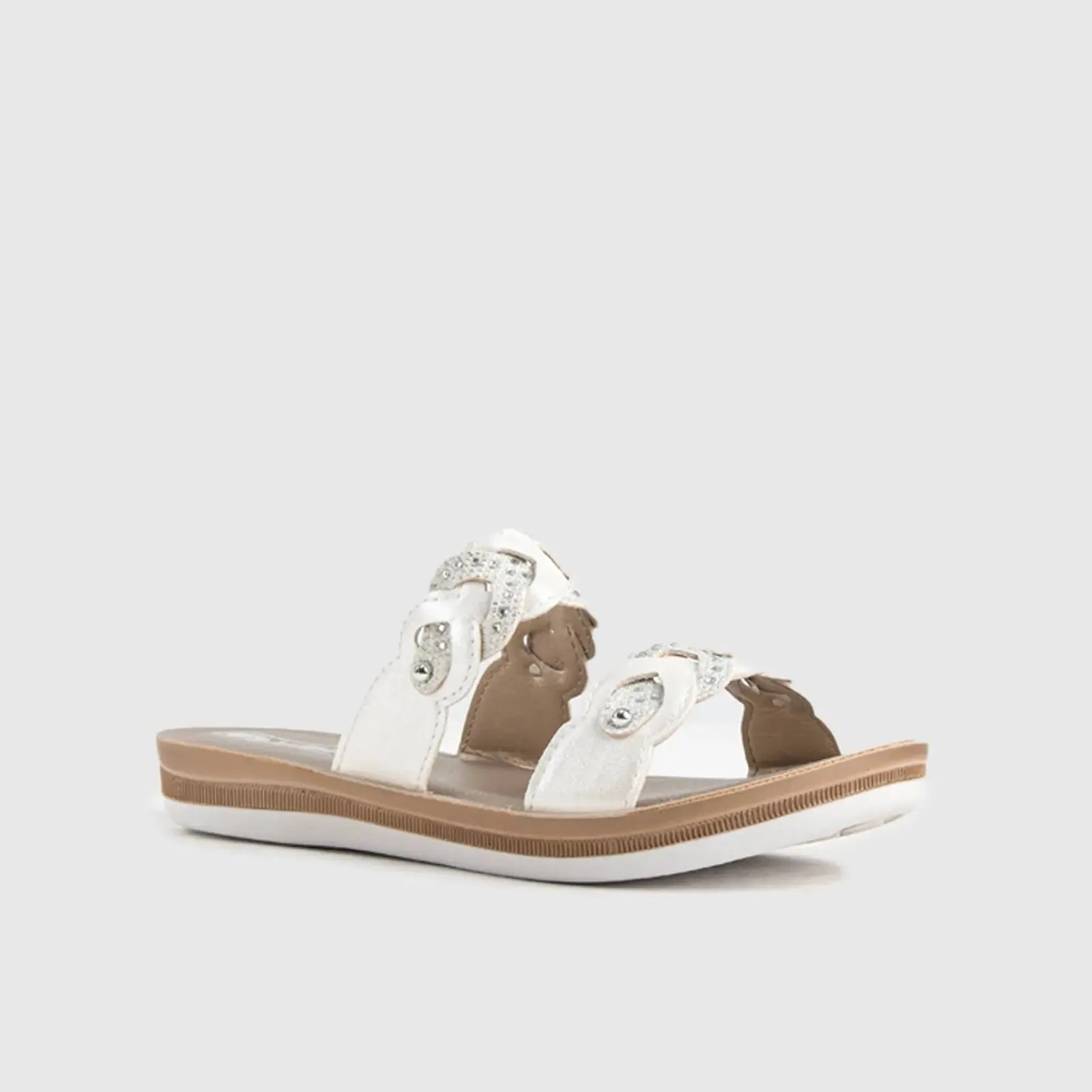 Ladies Comfort Sandals BA038 White