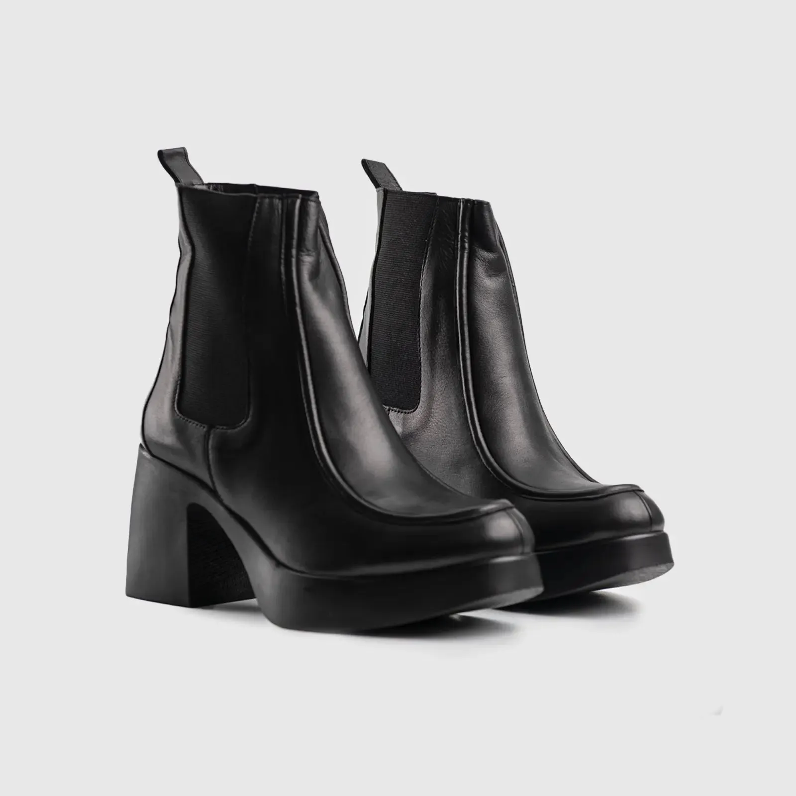 Leather Ankle Boots 11509
