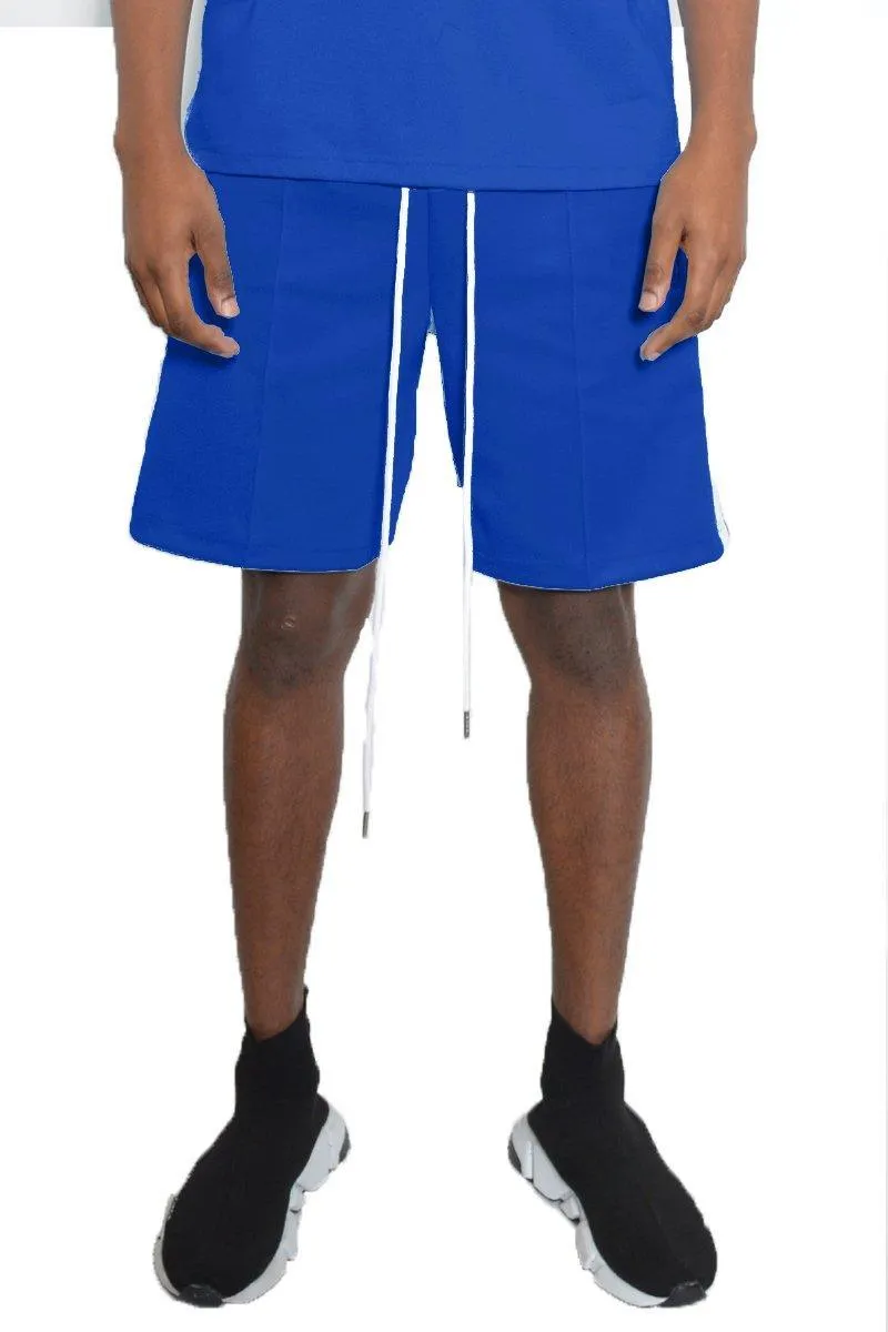Mens Blue Beso Striped Shorts