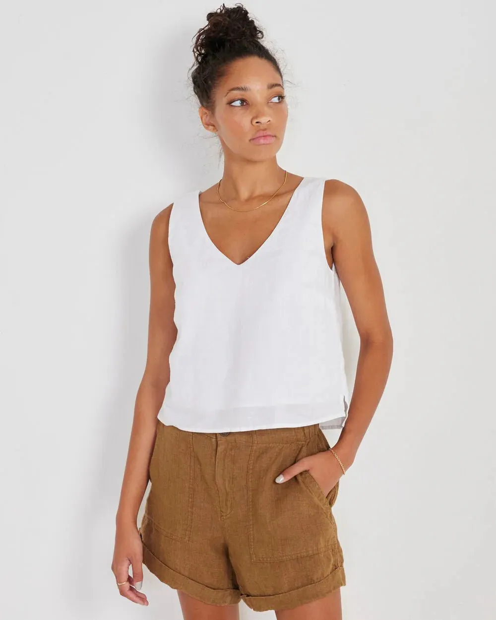 Mo0213 Not Monday Linen Short - Espresso